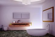 Brown Emperador Luxury Marble Bathroom